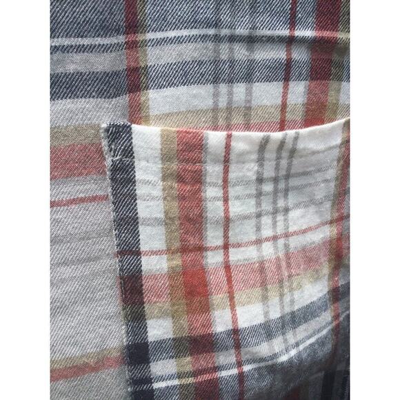 Knox rose shirt XL extra large flannel plaid lace insert women festival fairy - Picture 4 of 9